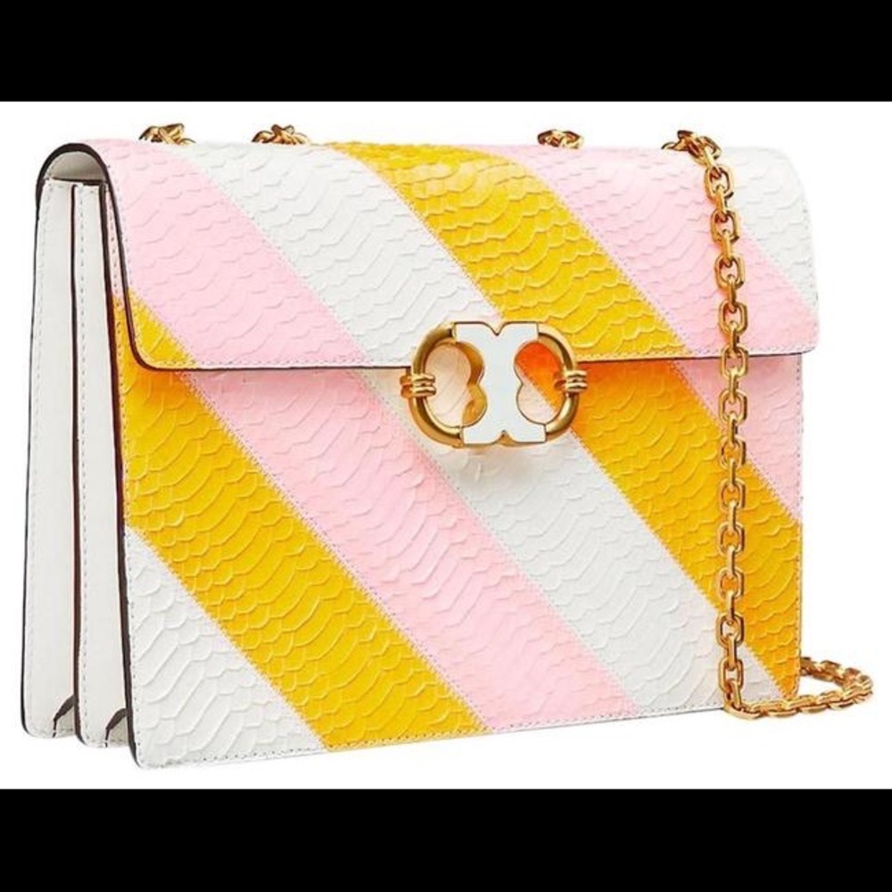 Tory Burch
Gemini Snakeskin Shoulder Purse